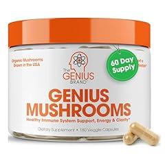 Genius Mushroom Supplement - Brain Nootropic Complex
