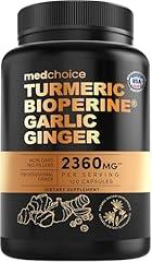 MEDCHOICE 4-in-1 Turmeric and Ginger Supplement
