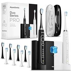 AquaSonic DUO PRO Electric Toothbrush Set
