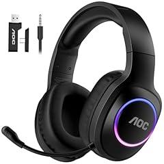 AOC Wireless Gaming Headset with Noise Canceling Mic