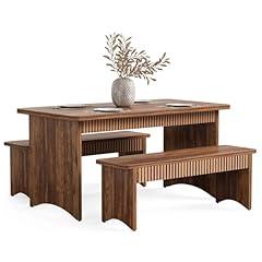 Little Tree Dining Table Set with Benches