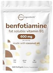 Micro Ingredients Vitamin B1 Benfotiamine 600mg Softgels