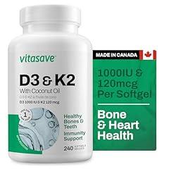 Vitasave Vitamin D3 + K2 Supplement