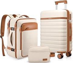 UKEIN 3-Piece Luggage Set with Backpack