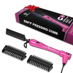 Mini Pink Dual Voltage Hot Comb 500 Degree
