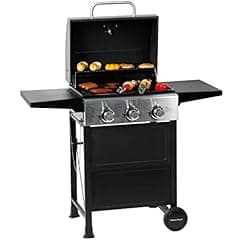 MASTER COOK 3 Burner Propane Gas Grill with Shelves