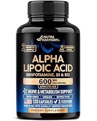 Alpha Lipoic Acid 600mg Supplement