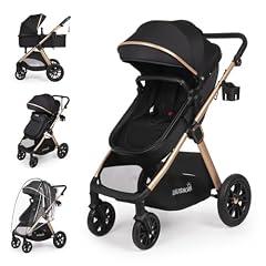 BIUSIKAN 6-in-1 Convertible Baby Stroller