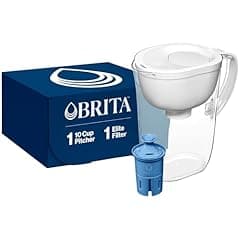 Brita SmartLight Water Filter Pitcher, 10-Cup