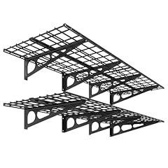 Fleximounts Garage Shelving Rack 2x6ft Black