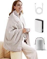 Zireot Cordless Heated Blanket with Battery