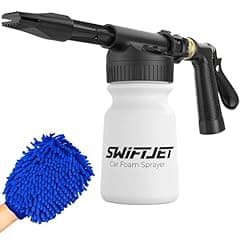 SwiftJet Car Wash Foam Sprayer with Microfiber Mit