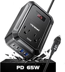 Vansoet 200W Car Power Inverter with USB & AC Outlets