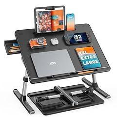 SAIJI X-Large Adjustable Laptop Bed Tray Desk