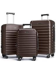LIGHT FLIGHT Luggage Set 3-Piece Brown