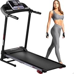 SereneLife Foldable Treadmill with LCD and Bluetooth