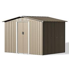Gotland Metal Storage Shed with Lockable Doors
