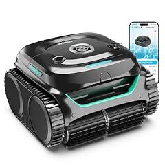 WYBOT C2 Cordless Robotic Pool Cleaner, Pool Vacumm Robot Last 180mins, Wall and Waterline Cleaning, Dual Filtration, Smart Navigation, Pool Vacuum for Inground Pools up to 2152 Sq.ft