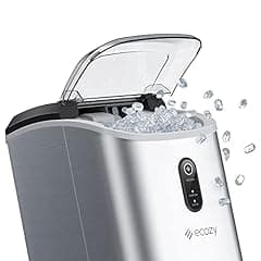 ecozy Nugget Ice Maker Countertop, 33 lbs Daily Output