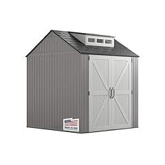 Rubbermaid Resin Outdoor Storage Shed 7x7 Ft