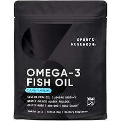 Sports Research Omega 3 Fish Oil 1250 mg