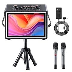 BENPAL Karaoke Machine with Touch Screen and Bluetooth Speaker