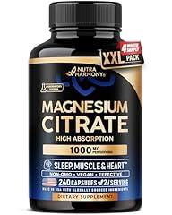 Magnesium Citrate High Absorption Supplement