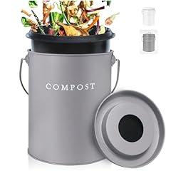 FINESSY Indoor Kitchen Compost Bin 1.3 Gallons