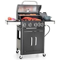 ‎Captiva Designs 4-Burner Propane BBQ Grill