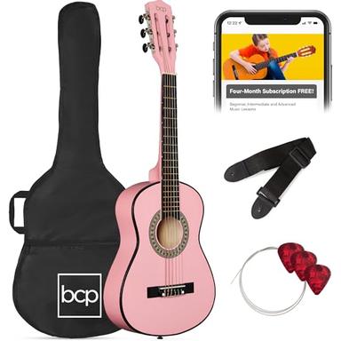pink guitar