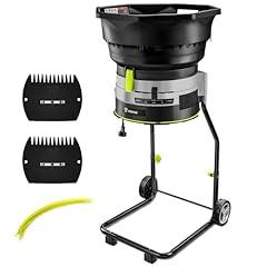 DEKOPRO Electric Leaf Mulcher Shredder 13-Amp