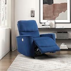 Lexicon Power Recliner Chair Navy