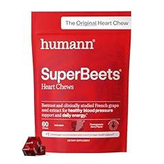 humanN SuperBeets Heart Chews - Pomegranate Berry