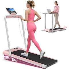 Cardirun Foldable Pink Treadmill with Incline