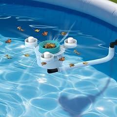 Bzyltrux Tri-Float Pool Skimmer with Removable Basket