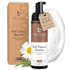 Self Tanner Mousse with Organic Ingredients