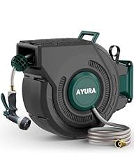AYURA Retractable Garden Hose Reel 100 ft