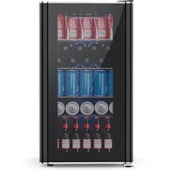 COWSAR Mini Fridge, 130 Can Beverage Refrigerator