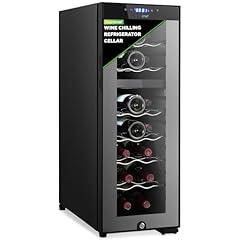 NutriChef Dual Zone Wine Fridge