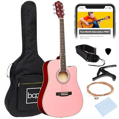 pink guitar