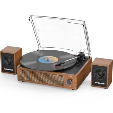record player and speakers