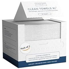 Clean Skin Club Clean Towels XL, 100 ct, 2 pack