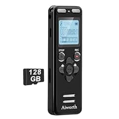 Aiworth 136GB Digital Voice Recorder 9860 Hours