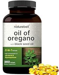 NatureBell Oregano Oil with Black Seed 360-Day Supply