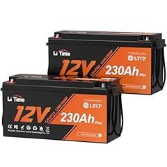 LiTime 12V 230Ah LiFePO4 Battery 2 Pack