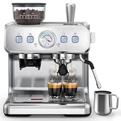 COWSAR 15 Bar Espresso Machine with Grinder and Frother