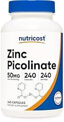 Nutricost Zinc Picolinate 50mg, 240 Vegetarian