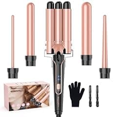 Bestope 5-in-1 Curling Wand Set