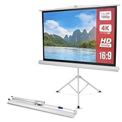 Pyle Portable Projector Screen with Tripod Stand