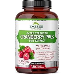 Zazzee Cranberry PACs Urinary Tract Support